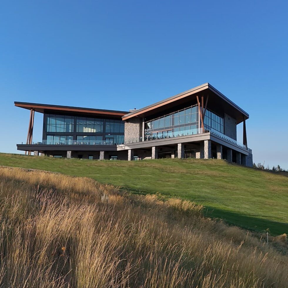 A photo of the Edge from the back, fully completed.